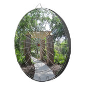 Pergola auf einem Weg Dartscheibe (Vorderseite rechts)