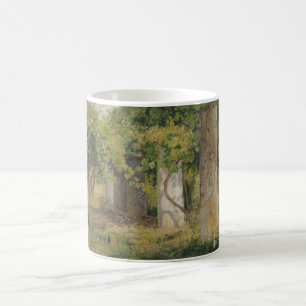 Pergola mit Weintrauben (Weinbergslandschaft) Kaffeetasse