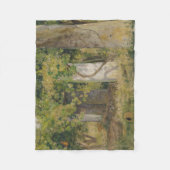 Pergola mit Weintrauben (Weinlandschaft) Fleecedecke (Vorderseite)