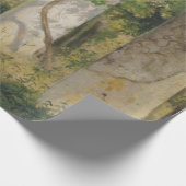 Pergola mit Weintrauben (Weinlandschaft) Geschenkpapier (Ecke)