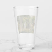 Pergola mit Weintrauben (Weinlandschaft) Glas (Rückseite)