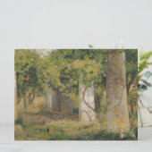 Pergola mit Weintrauben (Weinlandschaft) Karte (Stehend Vorderseite)