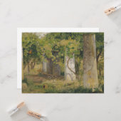 Pergola mit Weintrauben (Weinlandschaft) Karte (Vorderseite/Rückseite Beispiel)