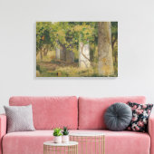 Pergola mit Weintrauben (Weinlandschaft) Leinwanddruck (Insitu (Wohnzimmer))