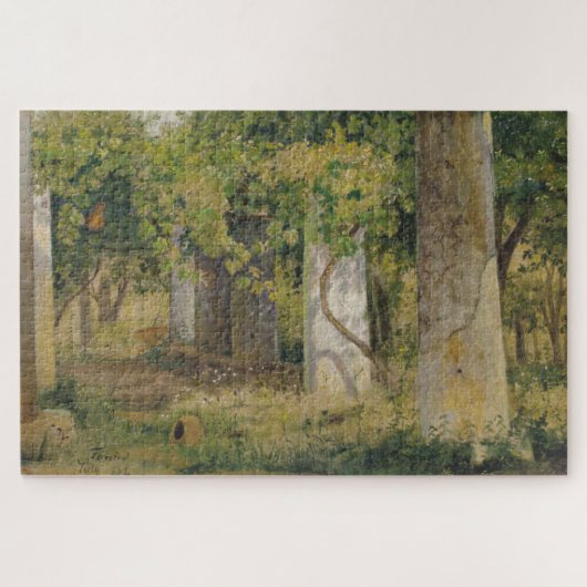 Pergola mit Weintrauben (Weinlandschaft) Puzzle (Horizontal)