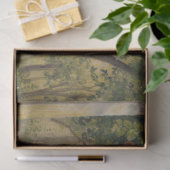 Pergola mit Weintrauben (Weinlandschaft) Seidenpapier (Geschenk)