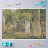 Pergola mit Weintrauben (Weinlandschaft) Seidenpapier (Basteln)