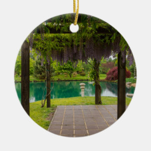 Pergola of Wisteria Keramik Ornament