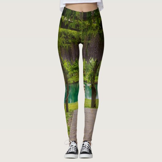 Pergola of Wisteria Leggings (Vorderseite)