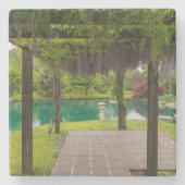 Pergola of Wisteria Steinuntersetzer (Vorderseite)