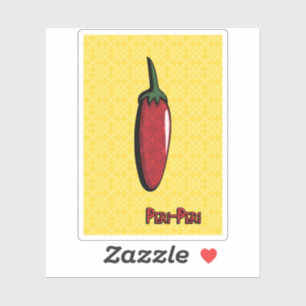 Peri-Peri-Chili Pepper Aufkleber