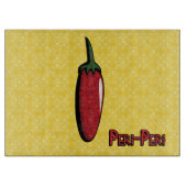 Peri-Peri-Chili Pepper Cutting Board Schneidebrett (Vorderseite)