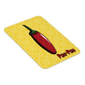 Peri-Peri Chili Pepper Flexible Magnet (Rechte Seite)