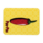 Peri-Peri Chili Pepper Flexible Magnet (Horizontal)