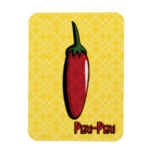 Peri-Peri Chili Pepper Flexible Magnet