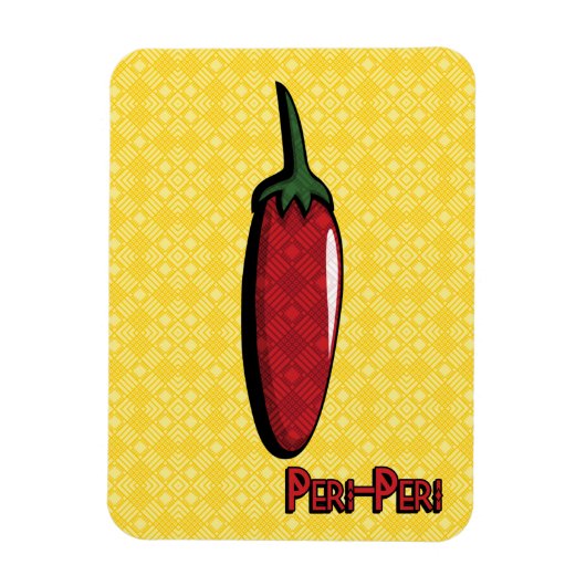 Peri-Peri Chili Pepper Flexible Magnet (Vertikal)