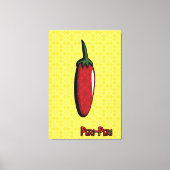 Peri-Peri Chili Pepper Leinwand Art (Vorderseite)