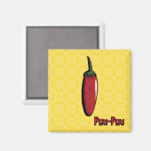 Peri-Peri-Chili Pepper Magnet (Vorderseite/Rückseite)