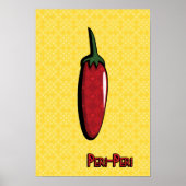 Peri-Peri Chili Pepper Poster (Vorne)