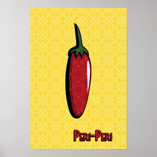 Peri-Peri Chili Pepper Poster (Vorne)