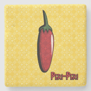 Peri-Peri Chili Pepper Stone Untersetzer