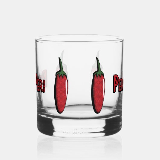 Peri-Peri-Chili Pepper Whiskey Glass Whiskyglas (Rechts)