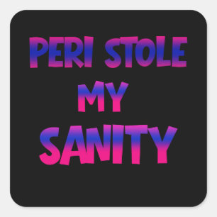 PERI STOCKE MEINE SANITY - Gradient Mood Sticker