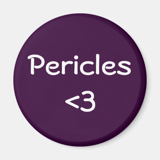 Pericles-Liebe Magnet (Vorne)