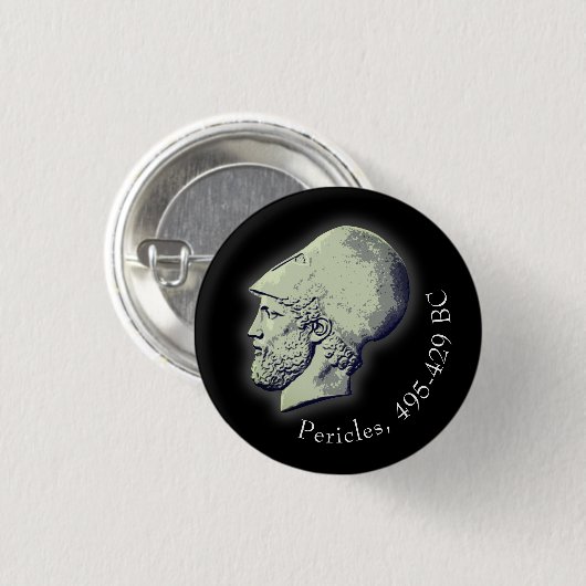 Pericles Portrait Button (Vorne & Hinten)