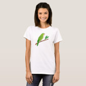 Perico verde del trópico T-Shirt (Vorne ganz)