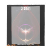Peridin Fraktal Art Notizblock (Vorderseite)