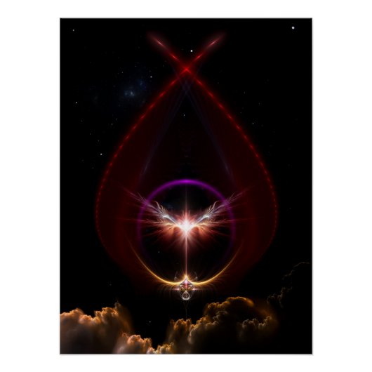 Peridin Fraktal Art Perfect Poster (Vorderseite)