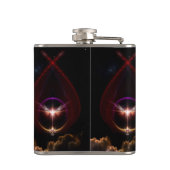 Peridin Fraktal Art Stainless Steel Flask Flachmann (Rückseite)