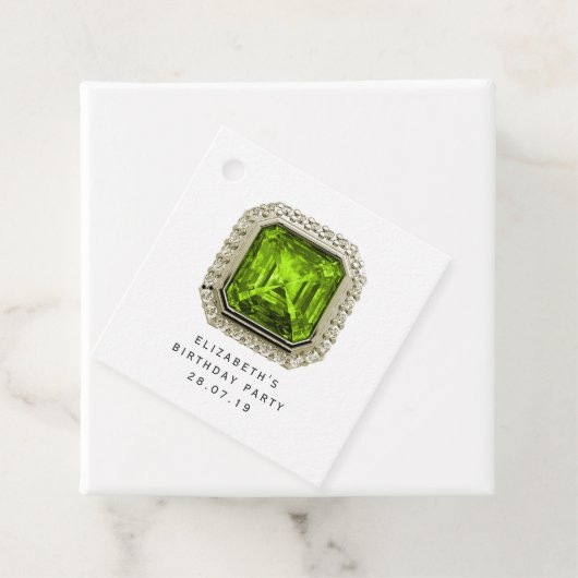 Peridot August Birthstone Geschenkanhänger (Beispiel)