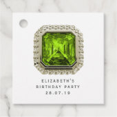 Peridot August Birthstone Geschenkanhänger (Vorderseite)