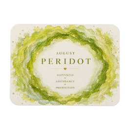 Peridot August-Geburtsstein Flexi-Magnet Magnet