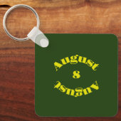 Peridot Birthstone - August Schlüsselanhänger (Vorderseite)