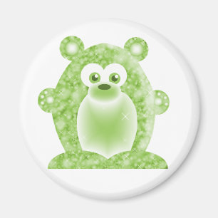 Peridot Birthstone Bär Magnet