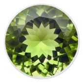 Peridot Crystal Muster Keramikknauf (Vorderseite)