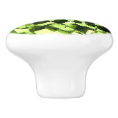 Peridot Crystal Muster Keramikknauf (Seitenansicht)