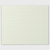 Peridot-Herzstein-Kunstmuster Geschenkpapier (Flach)