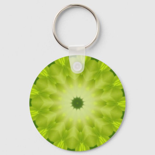 Peridot Kaleidoskop Schlüsselanhänger (Vorderseite)