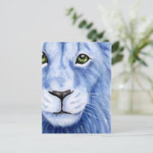 Peridot - Löwe Postkarte (Stehend Vorderseite)