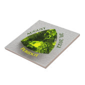 Peridot Trillion Fliese (Seite)