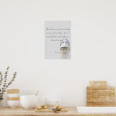Perikles-Zitat zur Politik Poster (Küche)
