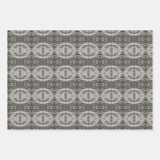 Peril Tree Bark Patterned Geschenkpapier Set (Vorderseite 3)