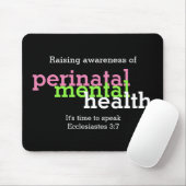 PERINATAL Mental Health Awareness Mousepad (Mit Mouse)