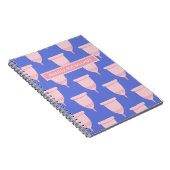 Period / Menstrual Cycle - Your Name /Monogram Not Notizblock (Rechte Seite)