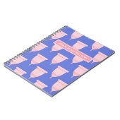 Period / Menstrual Cycle - Your Name /Monogram Not Notizblock (Linke Seite)