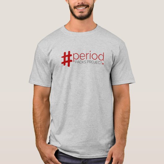 Period Packs Projekt T - Shirt - Grau (Vorderseite)